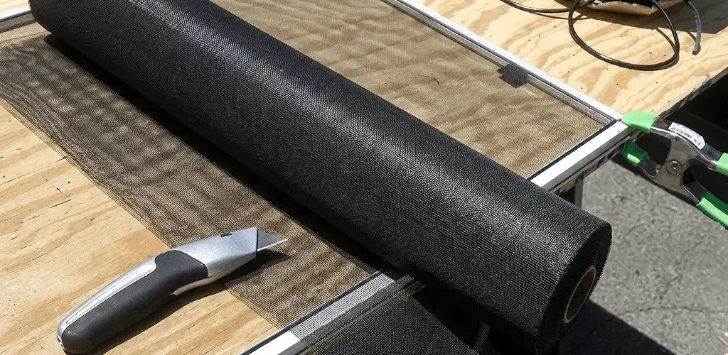 Window screen replacement materials and tools for screen repair in Akron, OH